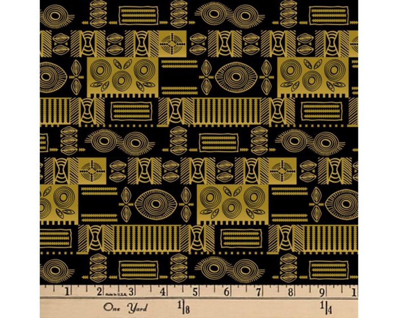 African Tribal Cotton Fabric | By the Yard | Sewing and Crafting | 44 inches wide